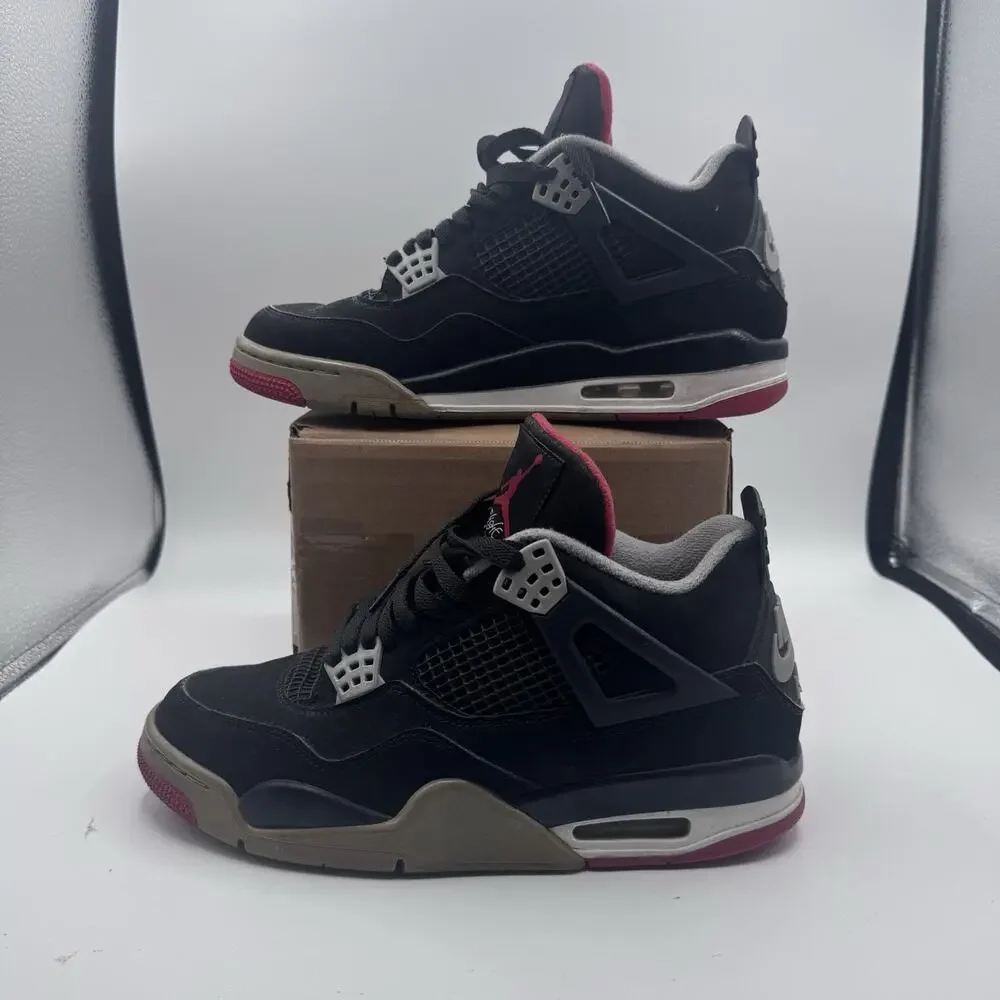 Jordan Air Jordan 4 Retro Bred 2019 308497-060 Size 9